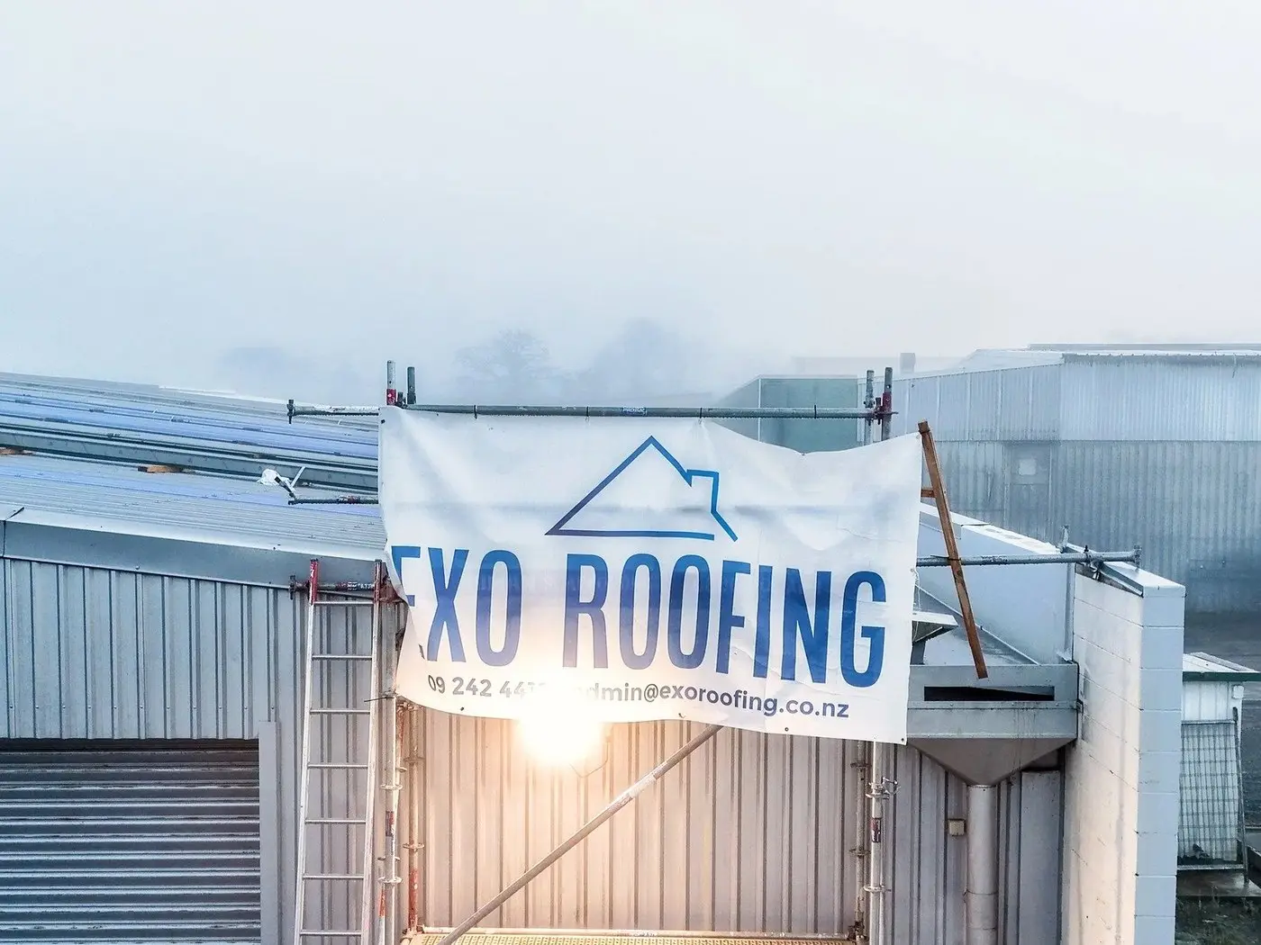 Roofing work by Exo Roofing in Auckland