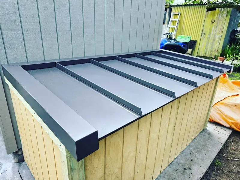 A small residential roofing job finished in longrun steel
