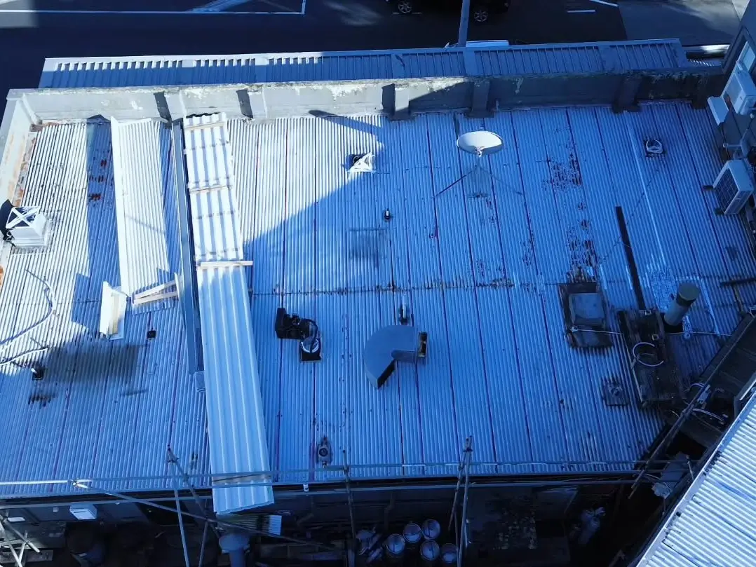 Exo Roofing repairs job in Auckland